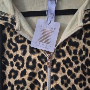 Savage X Fenty Animal Print Zip-Up